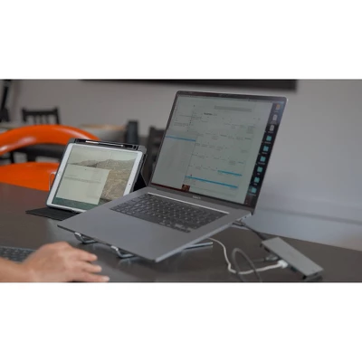 Targus Portable Ergonomic Laptop/Tablet Stand - Silver 10 Targus Portable Ergonomic Laptop/Tablet Stand - Silver - Image 10