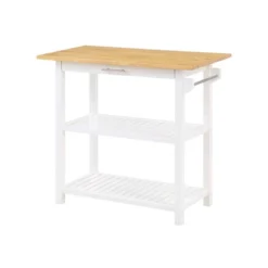 Designs2Go 3 Tier Butcher Block Kitchen Prep Island With Drawer - Breighton Home 21 Designs2Go 3 Tier Butcher Block Kitchen Prep Island With Drawer - Breighton Home -Living Space Shop GUEST 8f27360b 88c3 44c1 ac8e f442a4a8fa5b