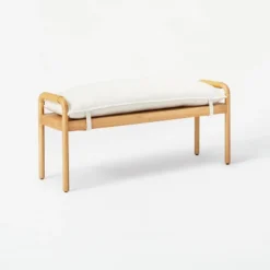 Ventura Bench Natural - Threshold™ Designed With Studio McGee -Living Space Shop GUEST 90618cf4 5d3d 4d2a a619 f4c48a7cc041