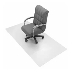 60"x60" Polycarbonate Chair Mat For Carpets Square Clear - Floortex -Living Space Shop GUEST 90971a3c 93df 40c1 b7b6 c8b6b3ebd3f9