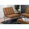 Ashlar Bonded Leather Tufted Chair - Studio Designs Home