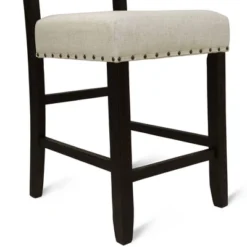 2pk Eliza Button Tufted Counter Height Barstool Black/Beige - HOMES: Inside + Out 6 2pk Eliza Button Tufted Counter Height Barstool Black/Beige - HOMES: Inside + Out -Living Space Shop GUEST 9174a7c6 e1ae 40c0 b828 344258ff2894