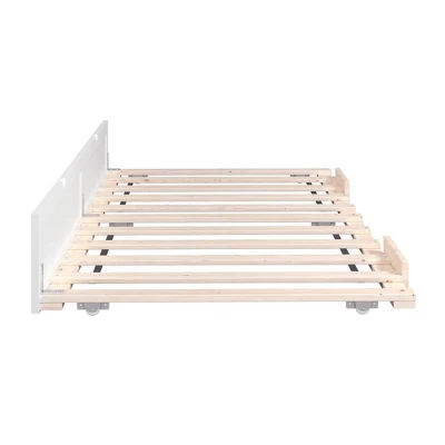 Twin Trundle Bed White - AFI 3 Twin Trundle Bed White - AFI - Image 3