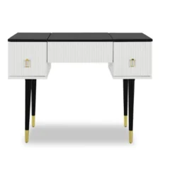 43.3" Modern Vanity Table Set With Flip-Up Mirror, LED Lights And Storage - ModernLuxe -Living Space Shop GUEST 924c0bef e00a 4a91 84b4 f797bf246170