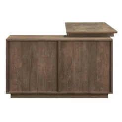 Sevyn Transitional L Shape Desk Walnut Oak - HOMES: Inside + Out -Living Space Shop GUEST 9257acc4 1fee 42c9 a7da ba38ff5535c4