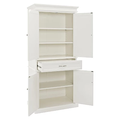 Parsons Pantry Storage Wood/White - Crosley 2 Parsons Pantry Storage Wood/White - Crosley - Image 2