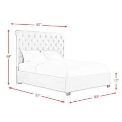 Jeremiah Upholstered Bed - Picket House Furnishings -Living Space Shop GUEST 93076ccc 5e1f 4dcd 8d90 7d0e67934df6
