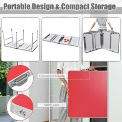 60'' Portable Table Tennis Ping Pong Folding Table W/Accessories Indoor Game -Living Space Shop GUEST 94ff5f4f 4b5e 4948 8883 726f5e871cbb