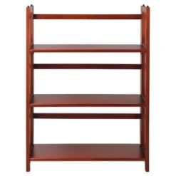 38" Folding 3 Tier Bookshelf Stackable - Flora Home -Living Space Shop GUEST 95b3c013 daba 48e1 b705 7b66ab4c85d3