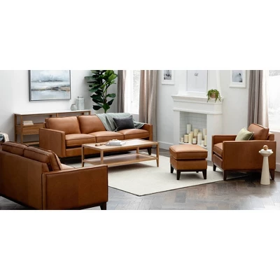 Chatfield Loveseat Chestnut Brown - New Heights 6 Chatfield Loveseat Chestnut Brown - New Heights - Image 6