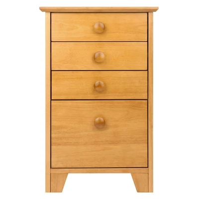 4 Drawers Studio File Cabinet Honey Brown - Winsome 6 4 Drawers Studio File Cabinet Honey Brown - Winsome - Image 6