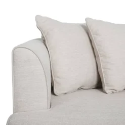 Fairburn Contemporary Pillow Back 3 Seater Sofa Beige/Espresso - Christopher Knight Home 7 Fairburn Contemporary Pillow Back 3 Seater Sofa Beige/Espresso - Christopher Knight Home -Living Space Shop GUEST 9a0e7531 f6ad 41bf ad50 480bd1e14780