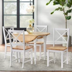 Double Drop Leaf Extendable Dining Table - Buylateral -Living Space Shop GUEST 9a4edf4f 39e8 4c65 a3aa a4855e8b870e