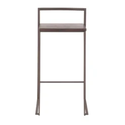 Set Of 2 Fuji Industrial Stackable Barstools - LumiSource -Living Space Shop GUEST 9bad9e90 bb33 4dc8 b34a 22cb81d9664f