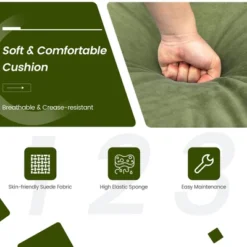 Costway Modular 3-Seat Sofa Couch W/ Socket USB Ports & Side Storage Pocket Army Green 14 Costway Modular 3-Seat Sofa Couch W/ Socket USB Ports & Side Storage Pocket Army Green -Living Space Shop GUEST 9c15e4e1 a0fb 4cb5 919b 40f2527c1048