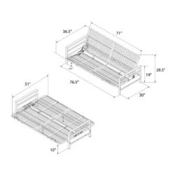 Max Metal Futon Frame Black - Room & Joy 21 Max Metal Futon Frame Black - Room & Joy -Living Space Shop GUEST 9c5f76a1 c9fb 40f2 99b8 eaf8989bfcf1