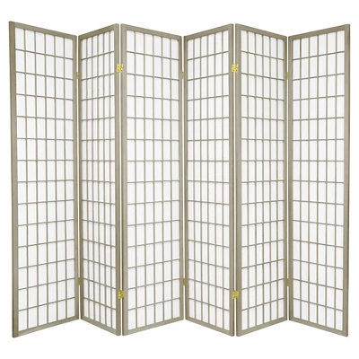 6 Ft. Tall Window Pane 6 Panels - Oriental Furniture 3 6 Ft. Tall Window Pane 6 Panels - Oriental Furniture - Image 3