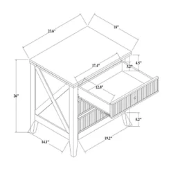 Wrentham Beadboard Farmhouse 3 Drawer Nightstand White - Threshold™ -Living Space Shop GUEST 9d505add fcbd 4de8 a121 292451d6df68