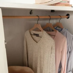 Dover Edge Armoire Glacier Oak - Sauder -Living Space Shop GUEST a08067b7 5b9d 44fe ab8a 8edb5eebc5a6