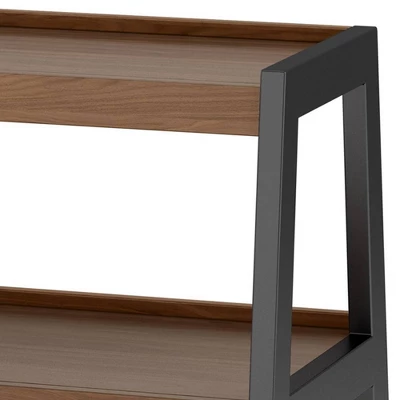 Hawkins Metal/Wood TV Stand For TVs Up To 50" Dark Brown - WyndenHall 6 Hawkins Metal/Wood TV Stand For TVs Up To 50" Dark Brown - WyndenHall - Image 6