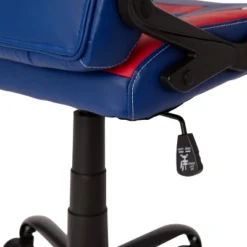 Emma And Oliver Faux Leather Ergonomic High Back Gaming Chair With Adjustable Seat Height, Lumbar Support And Padded Arms In Red, White & Blue -Living Space Shop GUEST a106aa58 11c4 4dc0 aec3 58679bc0c47b