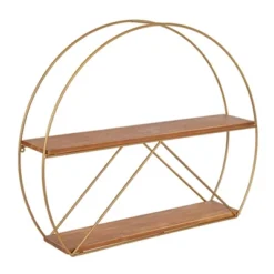 Delmar Mid-Century Modern Wall Shelf - Kate & Laurel All Things Decor -Living Space Shop GUEST a2459c21 3a87 4a47 b36f 47e72053e5ef