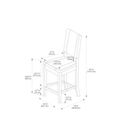 24" Milano Counter Height Barstool - Linon -Living Space Shop GUEST a351be44 29f6 4fd4 b09e 7f27f1dad0fe