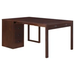 Expanding Desk With Ottoman And Converts To Table Expresso Brown - Stakmore -Living Space Shop GUEST a3bf404d 1e3e 4bc9 9a1b 5eb8f94dd7a4