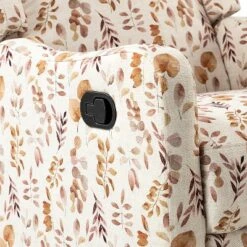 Set Of 2 Bernd Comfy Manual Swivel Glider Recliner With Built-in S-spring And Metal Base | KARAT HOME -Living Space Shop GUEST a430d4d9 b5c3 4eb0 a679 a701e5082e25