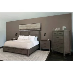 4pc Alix Bedroom Set Gray - Abbyson Living