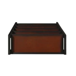 59.84" Calum 5 Shelf Bookshelf Black Cherry - Linon -Living Space Shop GUEST a634fab5 4557 4636 a572 3d36a59a37c7