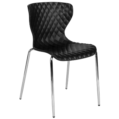 Emma And Oliver Contemporary Design Accent Dining Plastic Stack Chair 10 Emma And Oliver Contemporary Design Accent Dining Plastic Stack Chair - Image 10