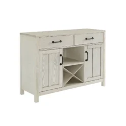 Roots Sideboard Whitewash - Crosley -Living Space Shop GUEST a7b1006f 497e 403c af5f 34359da70a8a