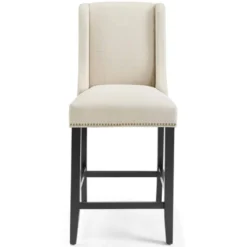 Baron Upholstered Fabric Counter Height Barstool - Modway -Living Space Shop GUEST a7b5584f 0afd 4a33 b395 5ea511a9e1f6