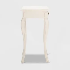 Collins Side Table With Drawer Cream - Finch -Living Space Shop GUEST a7cc3c6e 5688 4f20 a92a 71cda0de6d0d