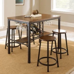 Reba Counter Table Oak - Steve Silver Co.