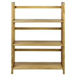 38" Folding 3 Tier Bookshelf Stackable - Flora Home -Living Space Shop GUEST a8b848e0 c29b 4121 a86f 8460fb48684d