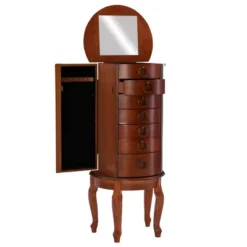 Raine Jewelry Armoire Cherry - Powell Company 15 Raine Jewelry Armoire Cherry - Powell Company -Living Space Shop GUEST a9feb682 8f21 4e6b 80cc 15336bcad704