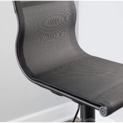 33.5" Mirage Contemporary Barstool - LumiSource -Living Space Shop GUEST aa176af6 ba26 4972 a58a d6358f482d56