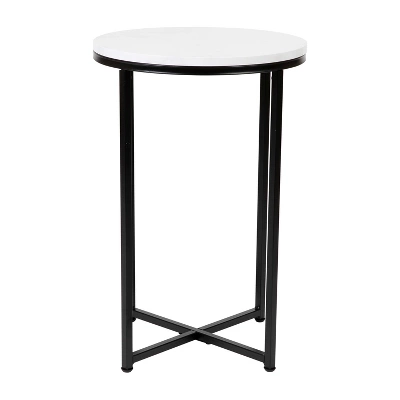 Merrick Lane End Table With Round Cross Brace Frame 17 Merrick Lane End Table With Round Cross Brace Frame - Image 17