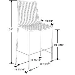 Set Of 2 Sodra Rounded Seat Wire Counter Height Barstool Black - Threshold™ 9 Set Of 2 Sodra Rounded Seat Wire Counter Height Barstool Black - Threshold™ -Living Space Shop GUEST aba0b7b0 e031 40e5 a117 6b6b5d67048f