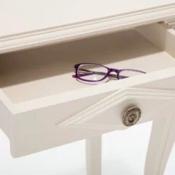 Collins Side Table With Drawer Cream - Finch -Living Space Shop GUEST abbdf9f5 97d7 47a6 9e35 85444e5cca62