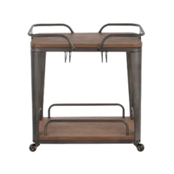 Oregon Industrial Bar Cart Antique - LumiSource -Living Space Shop GUEST acf73303 1091 448e 84fb 83c83e315fec
