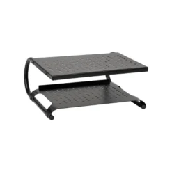 Mind Reader Monitor Stand/Riser 2 Tier Ventilated Metal Black -Living Space Shop GUEST ae013f29 f624 4365 bd52 027673de36b7
