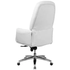 Flash Furniture High Back Traditional Tufted White LeatherSoft Multifunction Executive Swivel Ergonomic Office Chair With Arms -Living Space Shop GUEST ae176225 5ab7 4b4b abd3 3438b749ee4e