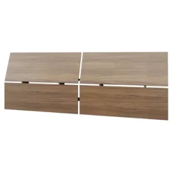 Queen 5pc Alibi Bedroom Set Walnut - Nexera -Living Space Shop GUEST ae4b8ffd b359 4f89 be98 d7978774ca7c