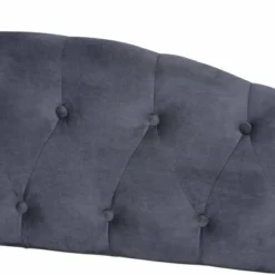 Benjamin Velvet Fabric Upholstered And Wood Daybed - Baxton Studio -Living Space Shop GUEST aeb8010b 3633 47c5 bbbe 6e88e35cb81d
