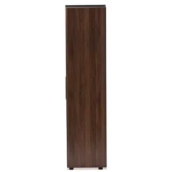 7 Shelf Wardrobe Rikke Two-Tone Wood Storage Cabinet Brown - Baxton Studio 17 7 Shelf Wardrobe Rikke Two-Tone Wood Storage Cabinet Brown - Baxton Studio -Living Space Shop GUEST aebccf9e 0b9e 48d0 858b c30247ab1622