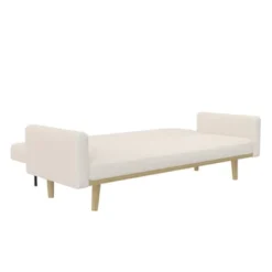 Benedict Wooden Futon Ivory - Room & Joy -Living Space Shop GUEST aef92282 757f 439d 908e 3e7285c47e6f
