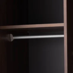 7 Shelf Wardrobe Rikke Two-Tone Wood Storage Cabinet Brown - Baxton Studio 15 7 Shelf Wardrobe Rikke Two-Tone Wood Storage Cabinet Brown - Baxton Studio -Living Space Shop GUEST b1994349 3b44 44f4 976e bbb9cb9f10bf